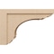 Ekena Millwork 10"W x 30"D x 20"H Classic Warren Rough Cedar Woodgrain TimberThane Corbel, Primed Tan CORUR10X30X20WARRCPR - alternate 4